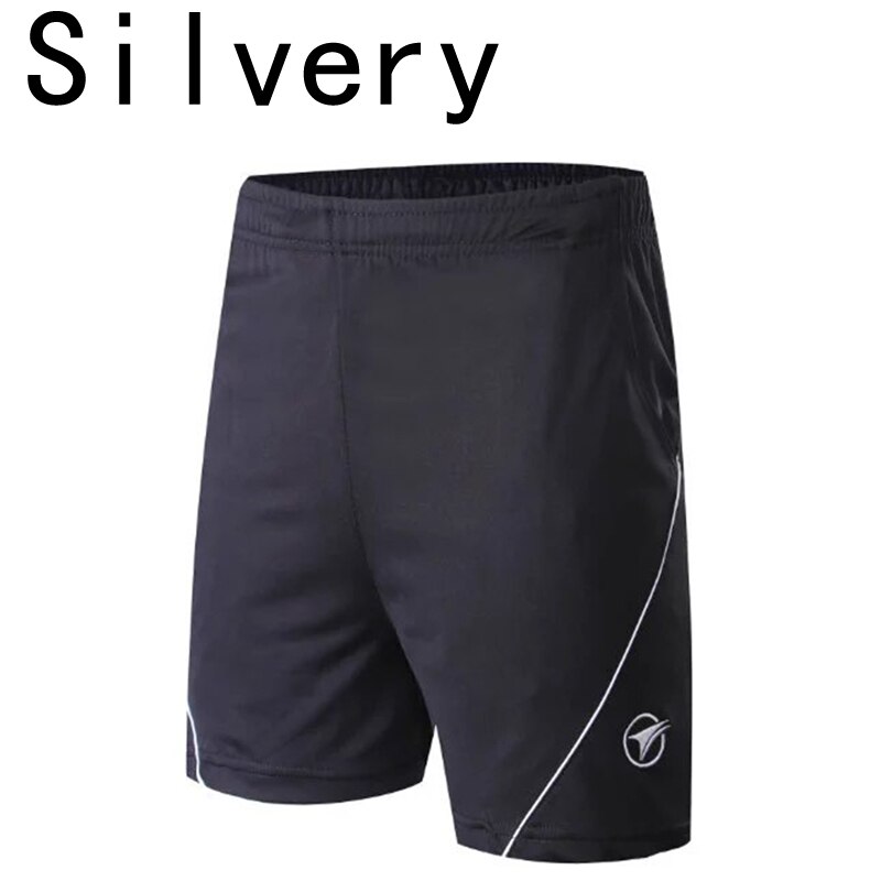 Darmowa wysyłka, spodenki do tenisa stołowego, szorty dla mężczyzn, jak i kobiet, spodenki sportowe do gry w tenisa: Silvery shorts / 4XL