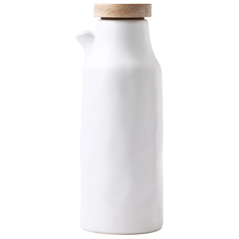 Kitchen Ceramic Sauce Pot Soy Sauce Pot Vinegar Bottle Household Soy Sauce Bottle Seasoning Bottle: Dark Grey