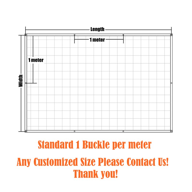 Thicken Blue Sun Shade Net Anti-UV HDPE Garden Shading Net Outdoor Balcony Safety Privacy Net
