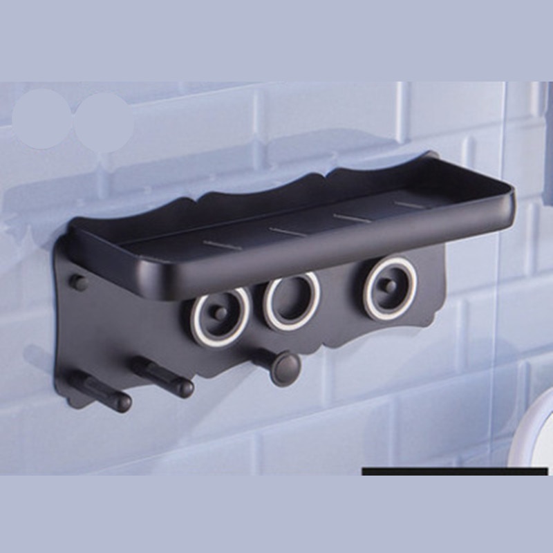 Föhnhouder, wandgemonteerd opbergrek, badkamerplank voor dyson supersonic föhn