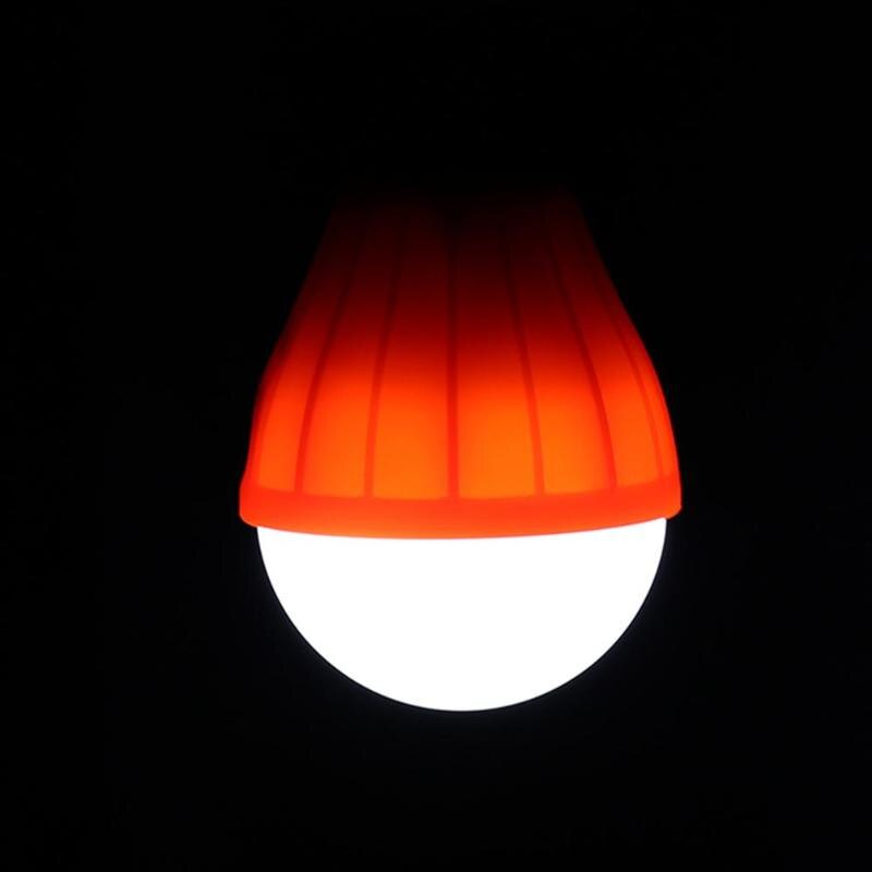 mini utendørs 3 ledet 800lm camping telt pære lys nødlampe utendørs underholdning telt pære belysning