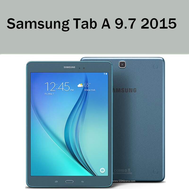 Per Samsung Galaxy Tab A 9.7 2015 SM-T555 T550 P550 P555 custodia per Tablet custodia in pelle PU Flip Stand Cover Auto Sleep Cover sveglia