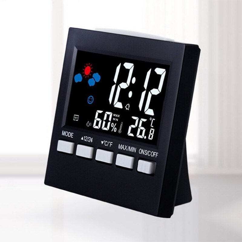 Multifunctional Perpetual Calendar Clock LED with Backlight Temperature and Humidity Display Clock