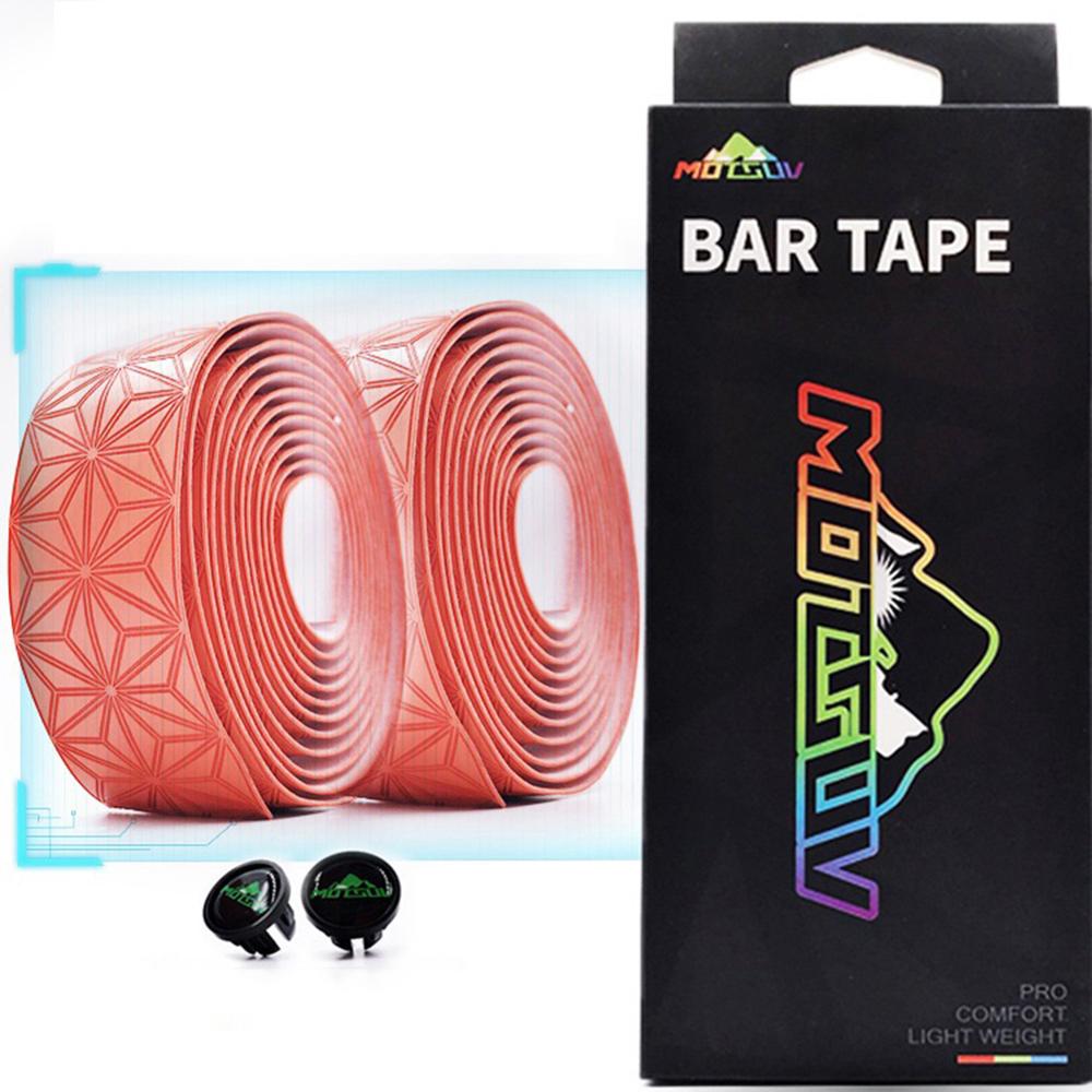 21.5*3cm Road Bicycle Handlebar Tape Belt Cycling Handle Bar Grip Wrap Anti-slip Anti-sweat Strap 2 Bar Bike Accessories: Orange