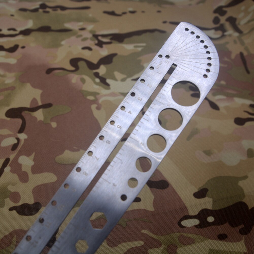 Multifunctional Stainless Steel Angle Protractor Ruler Degree Measuring Tool