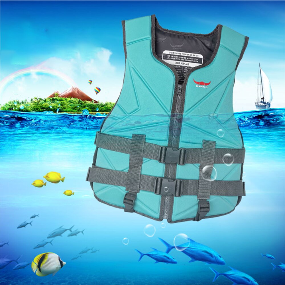 Kamizelka ratunkowa z neoprenu kamizelka wędkarska kombinezon wodny sport dla dorosłych dzieci kamizelka ratunkowa pływanie na łyżwach kurtka narciarska Rafting