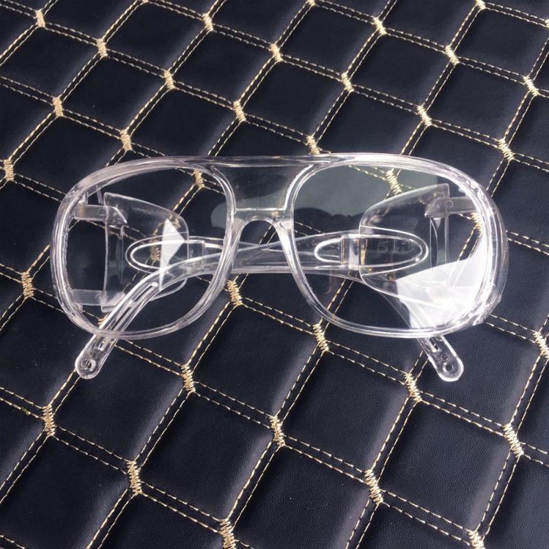 Safety Goggles Eye Fully Enclosed Lens Goggles Wide Vision Disposable Vent Mask Splash Goggles: 1pcs