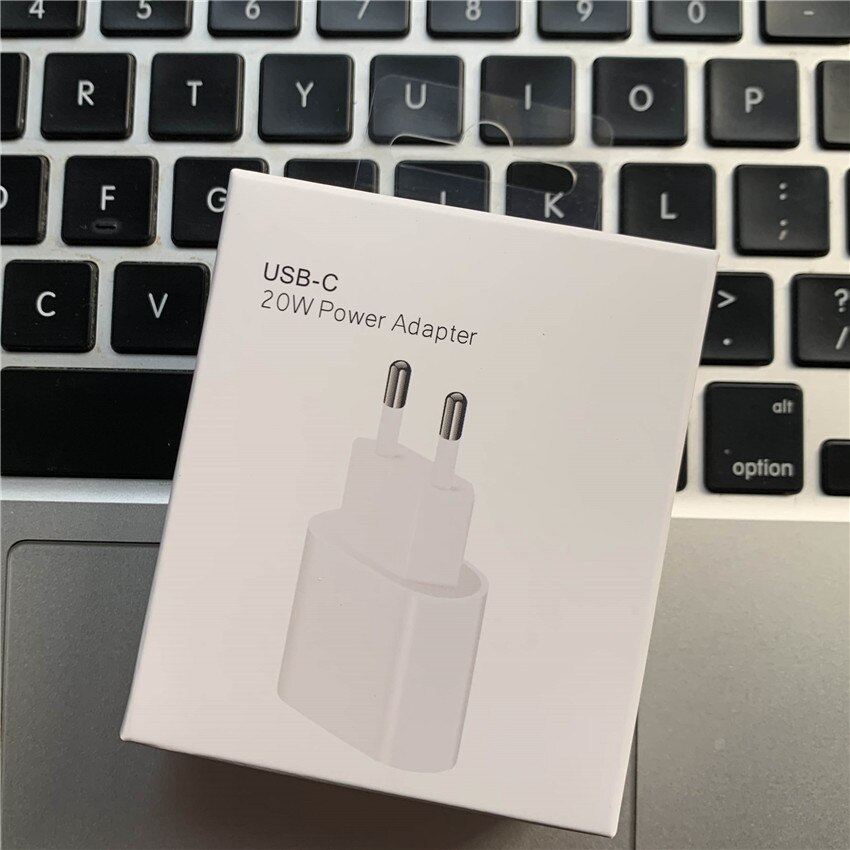 GXE – chargeur magnétique sans fil 15W, original, pour iPhone 12 Pro Max 12 Mini prise ue, charge rapide 20W, QI 11 XS XR X: Charger Only n Box