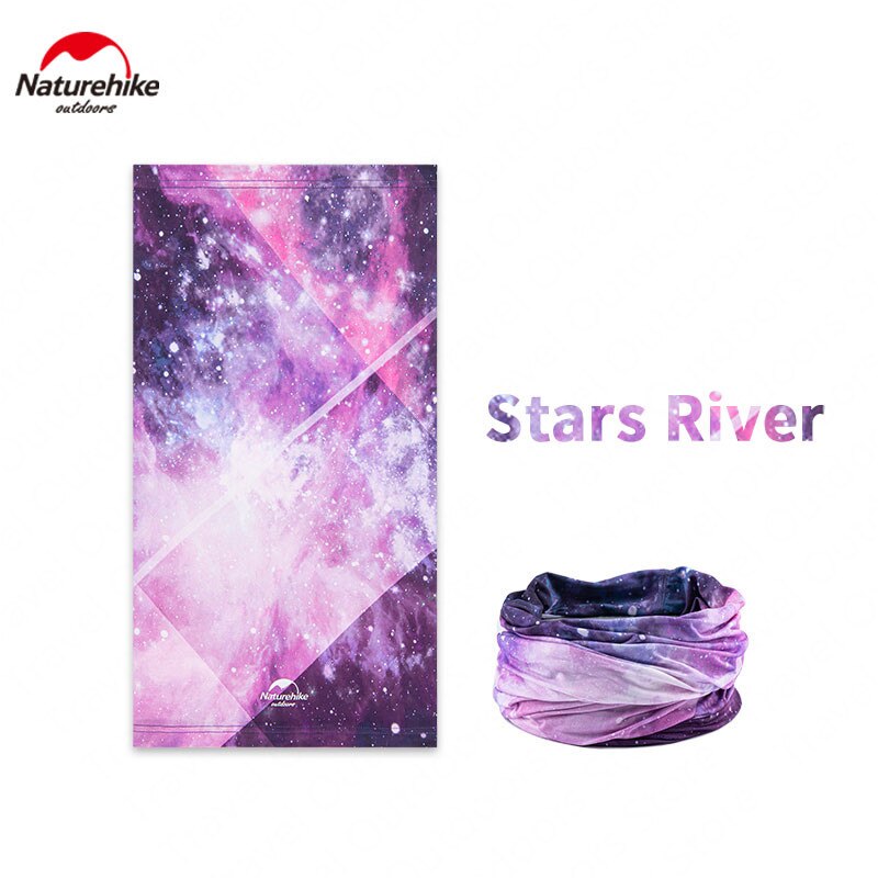 Naturehike Zomer Cool Bandana Ice Cool Magic Hoofddoek Ademend Sneldrogend Riding Masker Outdoor Running Fitness Hoofdband: Stars River