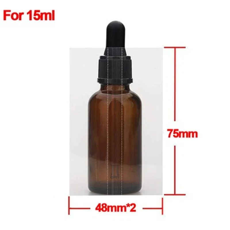 100Pcs Heat Shrink Wrap Film for 15ml Glass Bottle Liquid Dropper Bottles Seal