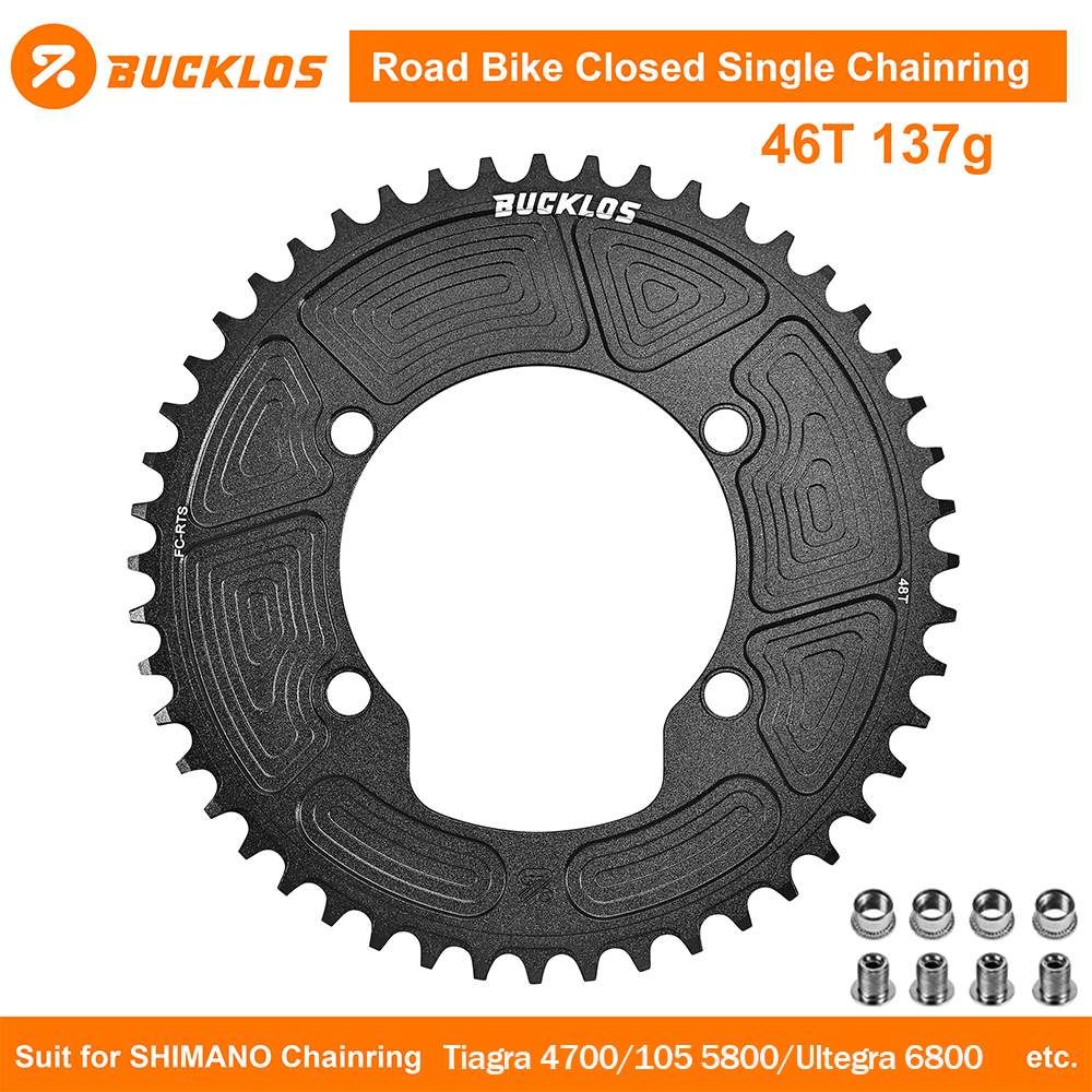 BUCKLOS 110BCD Kettenblatt für Tiagra 4700/105 5800/Ultegra 6800 Rennrad-Kettenblatt Fahrrad 110 BCD Kettenrad für SHIMANO 105