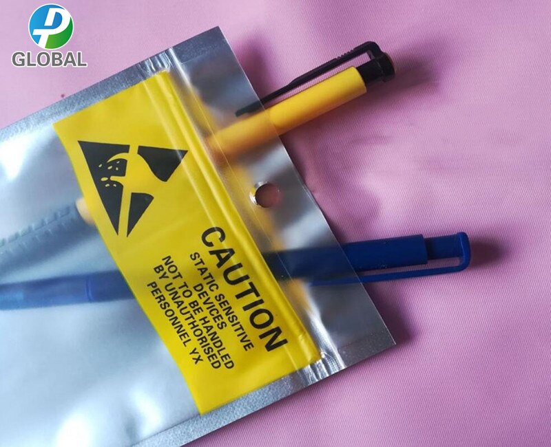 100 pcs 8*13.5 cm Zip lock Anti-Statische Afscherming plastic Zakken ESD Anti Statische rits Elektronische Accessoires /batterij Verpakking zakken