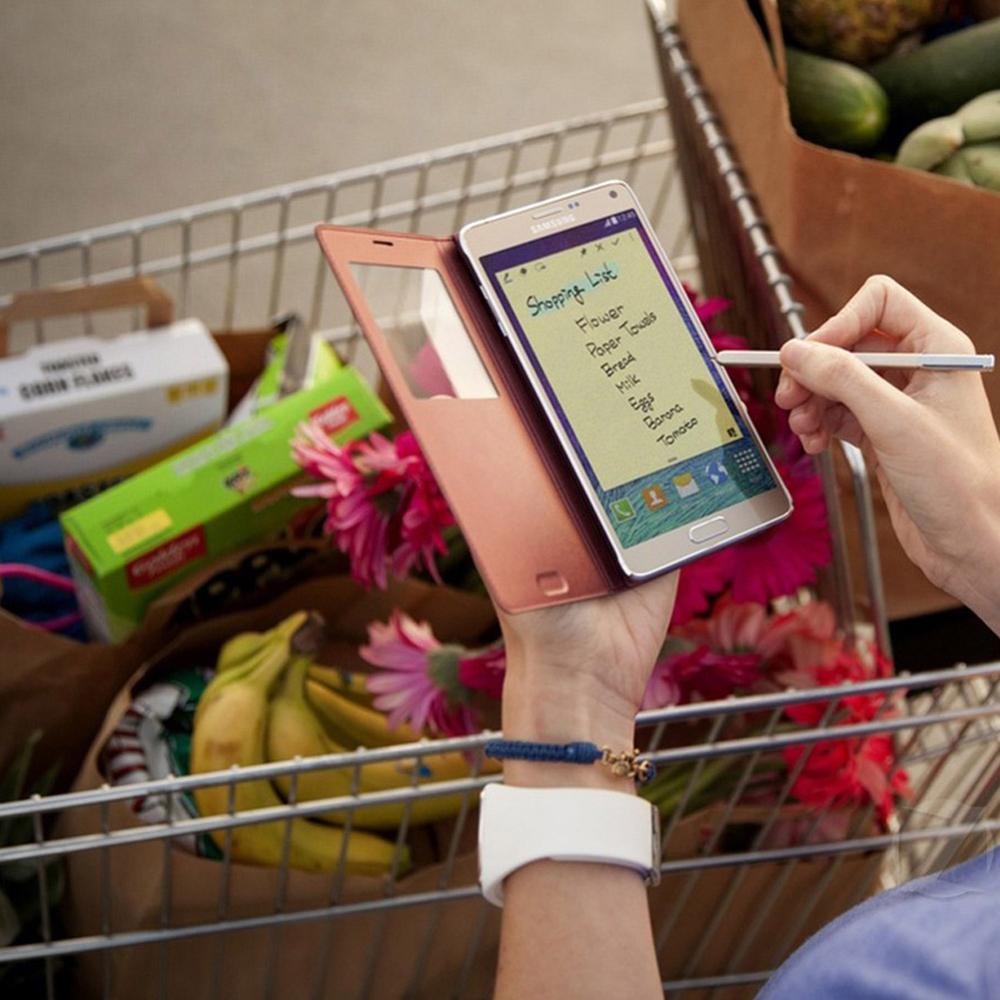 Capacitieve styluspen voor samsung galaxy note 4 note 4 n9100 capacitief resistief touchscreen actieve stylus s-pen