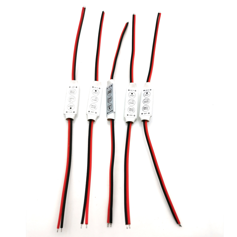 10/5 Stücke Mini 12 V LED-Licht Dimmen 3 Tasten Controller Dimmer Fahrer und Schalter 3528 5050 5630 Neueste Steuerung Led-streifen Licht
