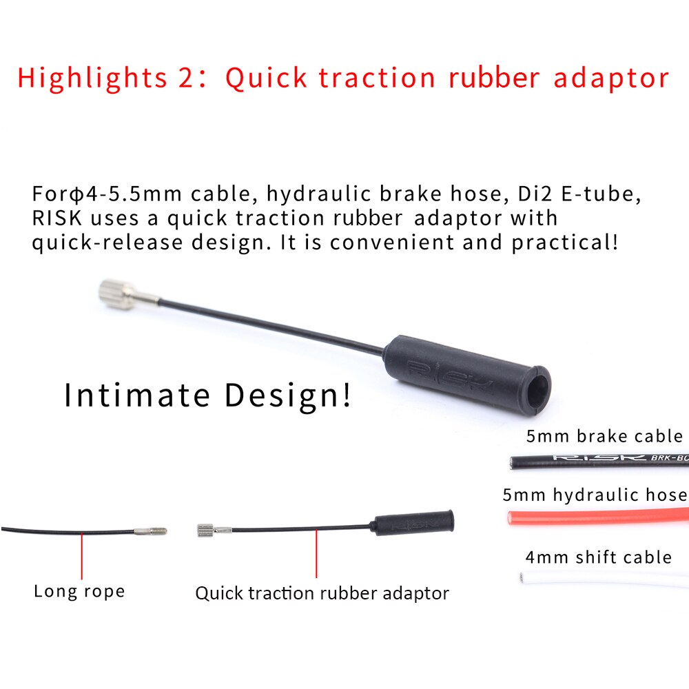 Bike Internal Cable Routing Tool Steel Bike Replaceable Wire Shifter For Mountain Road Bike Internal Cable Routing Tool Bicycle