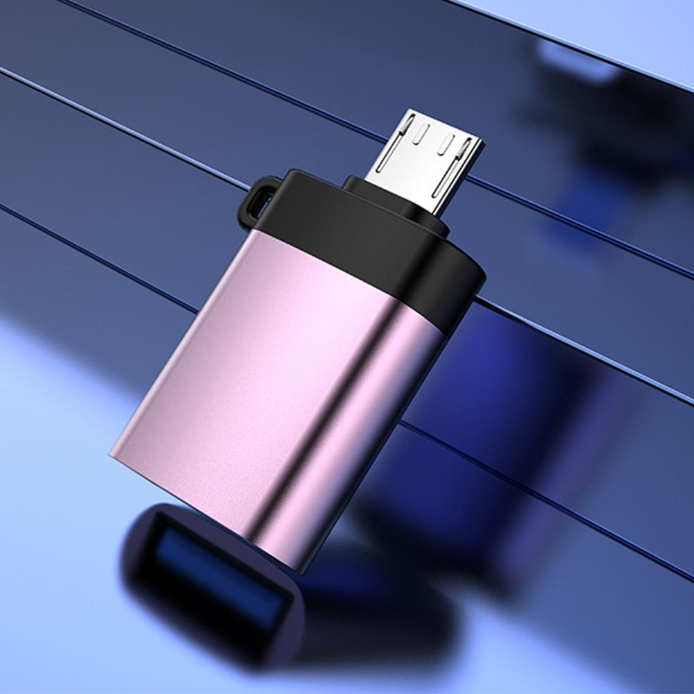 Cable OTG tipo c a USB 3,0, adaptador USB 3,0, Micro adaptador de Cable USB OTG para tableta, disco duro, disco Flash, ratón USB: Micro Rose Gold