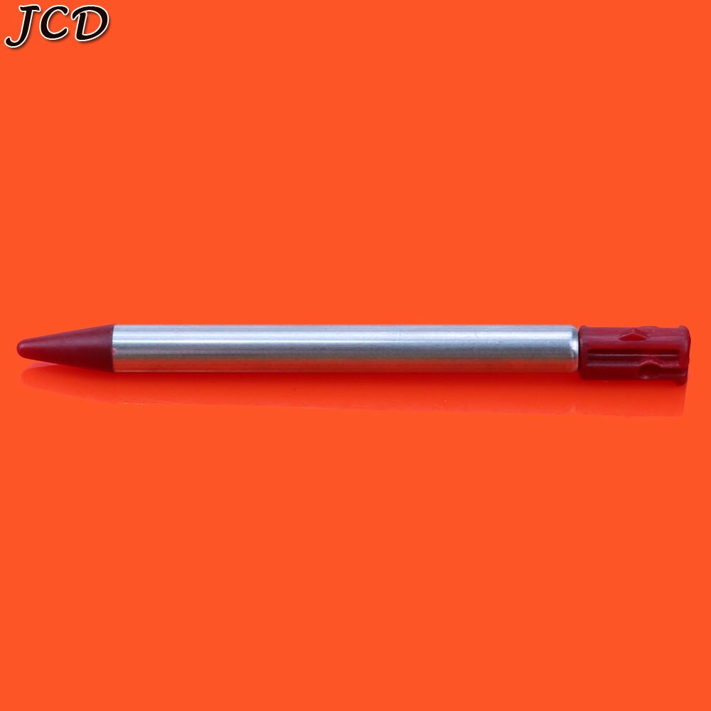 JCD Metalowy Krótki Wysuwany Stylus Regulowany do Nintendo 3DS DS Akcesoria Gier: Czerwony