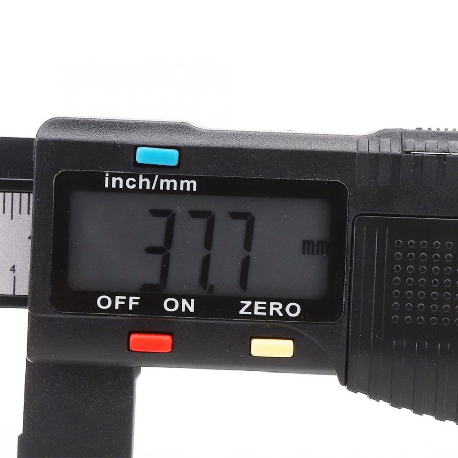 Digital Electronic Caliper Carbon Ruler with Long Jaw Measuring Tool 150mm/300mm