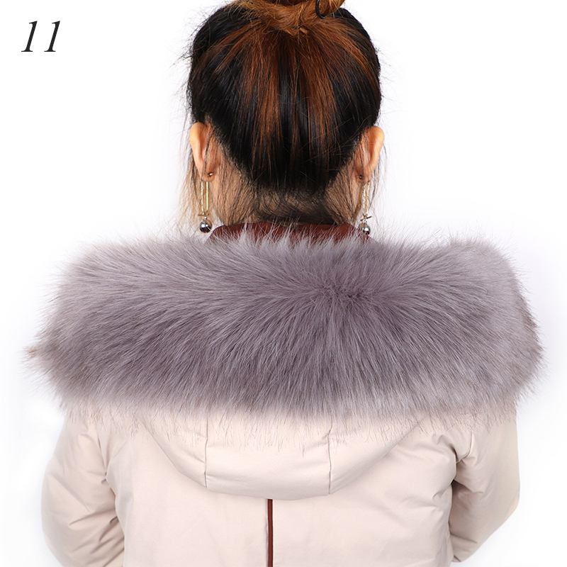 Faux Rabbit Fur Collar Luxury Warm Fur Fabric Multicolor Furry Diy Sewing Trimming Parkas Coats Jackets For Garment Hat Edge Fur: 11