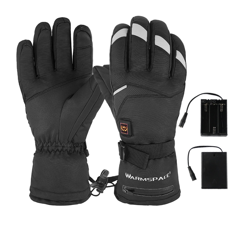 Vinter elektriske termiske handsker vandtætte opvarmede handsker batteridrevet berøringsskærm ski motorcykel snehandske handske