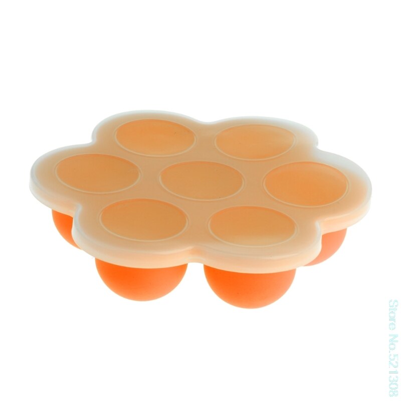 Children Like Baby Food Container Infant Fruit Breast Milk Storage Box Freezer Tray Crisper Convenient baby dishes: Yellow