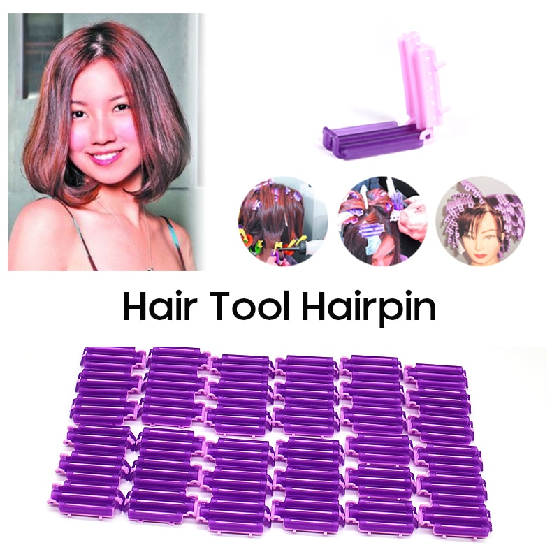 45pcs Hair Rollers Root Fluffy Clamps Wave Perm Rod DIY Bars Corn Clips Corrugation Hair Curler Hairdressing Styling Tool