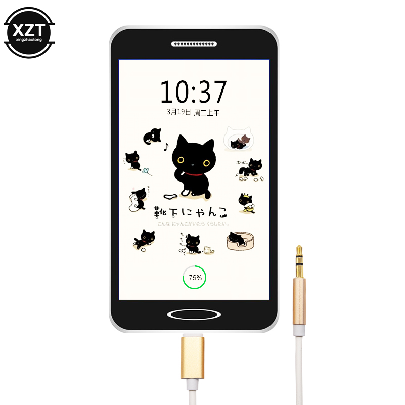 Für Blitz auf 3,5mm Buchse Auto-Audio-Kabel für iPhone 14 13 12 7 8 x Adapter Audio-Übertragung Stecker auf Stecker Aux-Kabel 1m Kopfhörer