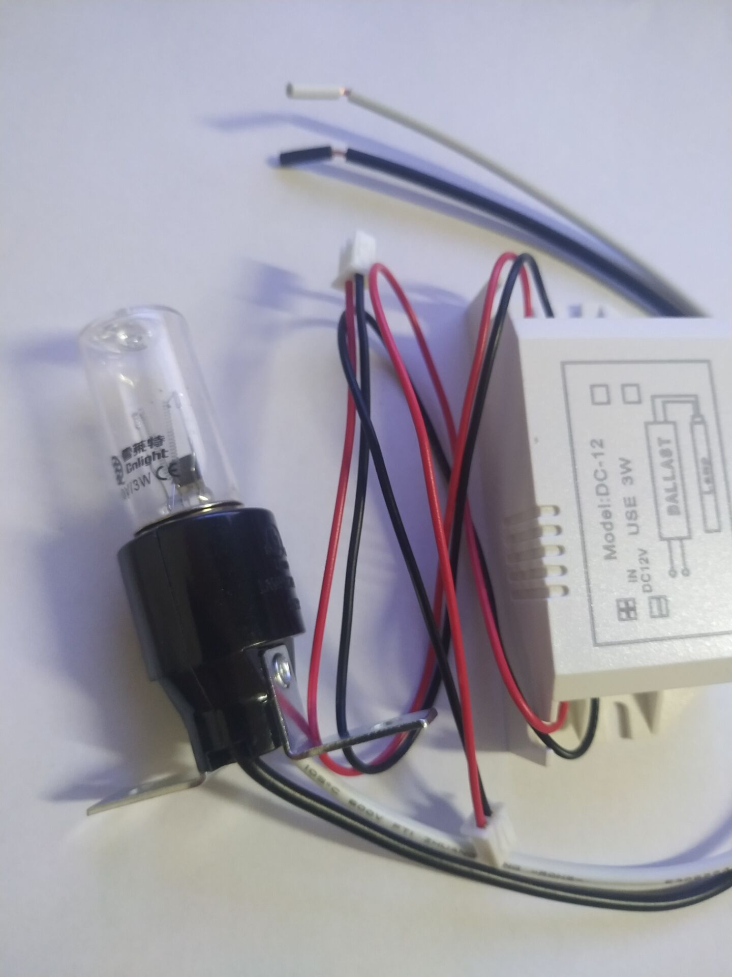 Snowlight UVC 254nm GTL2 GTL3 10V3W nano UV lampe startseite trocknen Gestell, zahnbürste Kasten. Schuh desinfektion lampe (DC 12V einstellen)