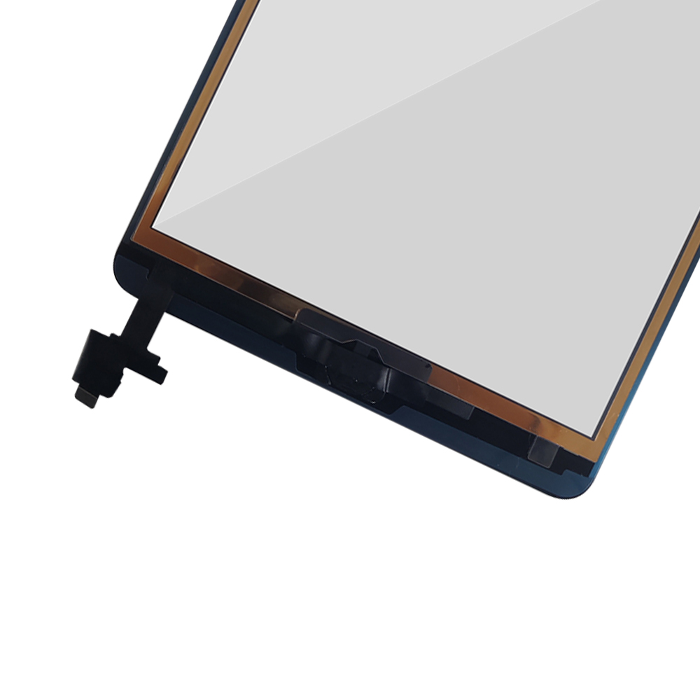 Cristal táctil para iPadMini 1 Mini 2 Mini 3 A1489 A1490 A1491, digitalizador de pantalla táctil con Chip IC, conector flexible con llave