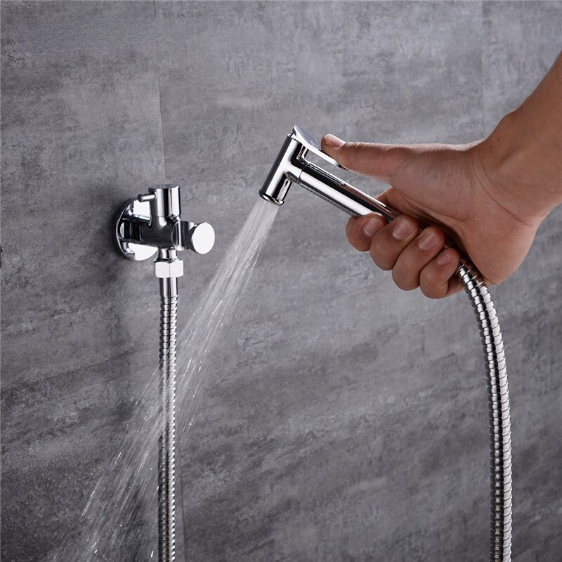 Wc Hand Bidet sprühen anal Dusche Kopf Dusche Bausatz Shatta tragbare Durcheinander Ventil Schlecht Bidet Spritzgerät Jet klopfen klopfen Halfter schlauch