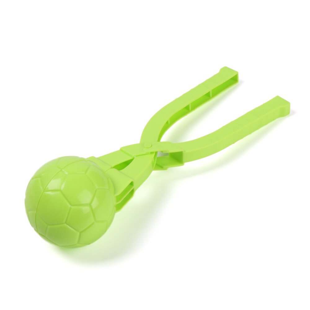 Boule de neige pince canard en forme de pelle à neige Football ShapeSand moule bonhomme de neige fabricant sculpter faisant des outils enfants Sports de plein air jouets