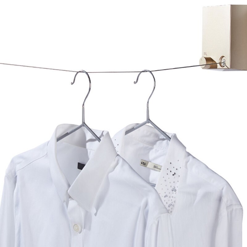 Huis Balkon Intrekbare Waslijn Onzichtbare String Kleding Lijn