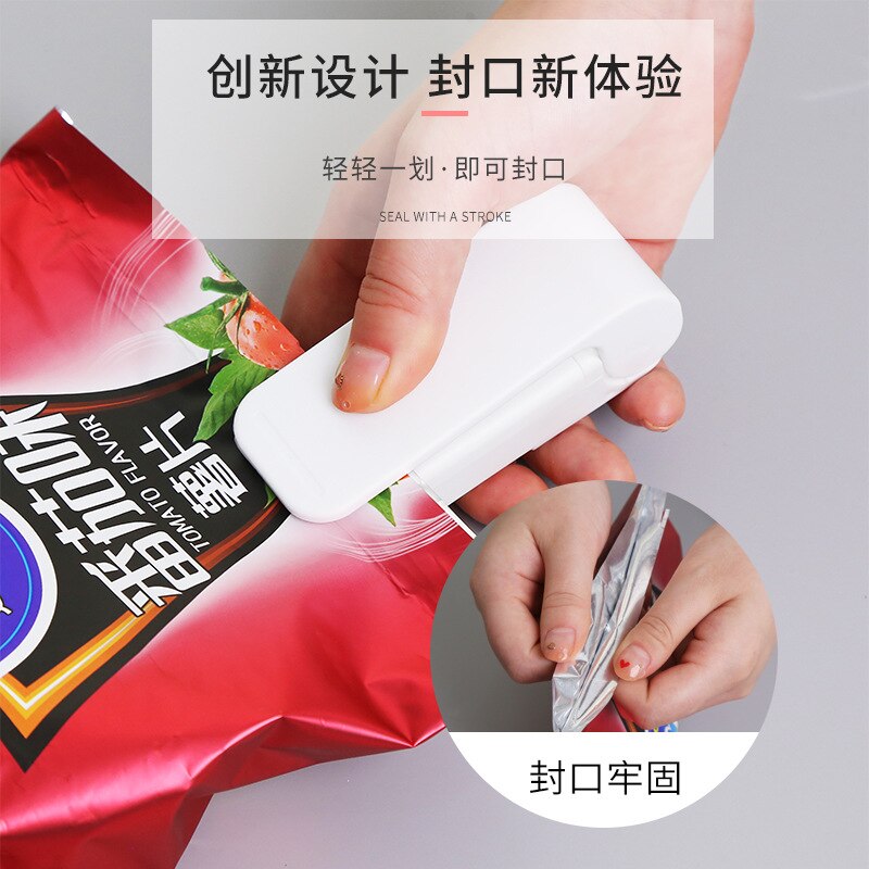 Y Snacks Sluitmachine Draagbare Mini Plastic-Envelop Machine Huishoudelijke Hand Drukken Soort Plastic Zak Voedsel Versheid U