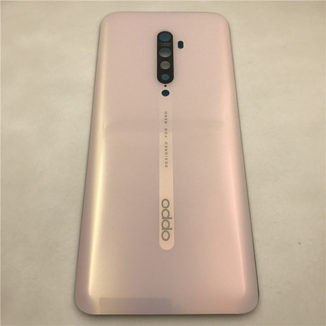 Oryginał dla Oppo Reno Z / Reno 2 / Reno 2Z Reno2 Z F tylna pokrywa baterii obudowa obudowa tylna szkło do naprawy części: Reno 2 Pink
