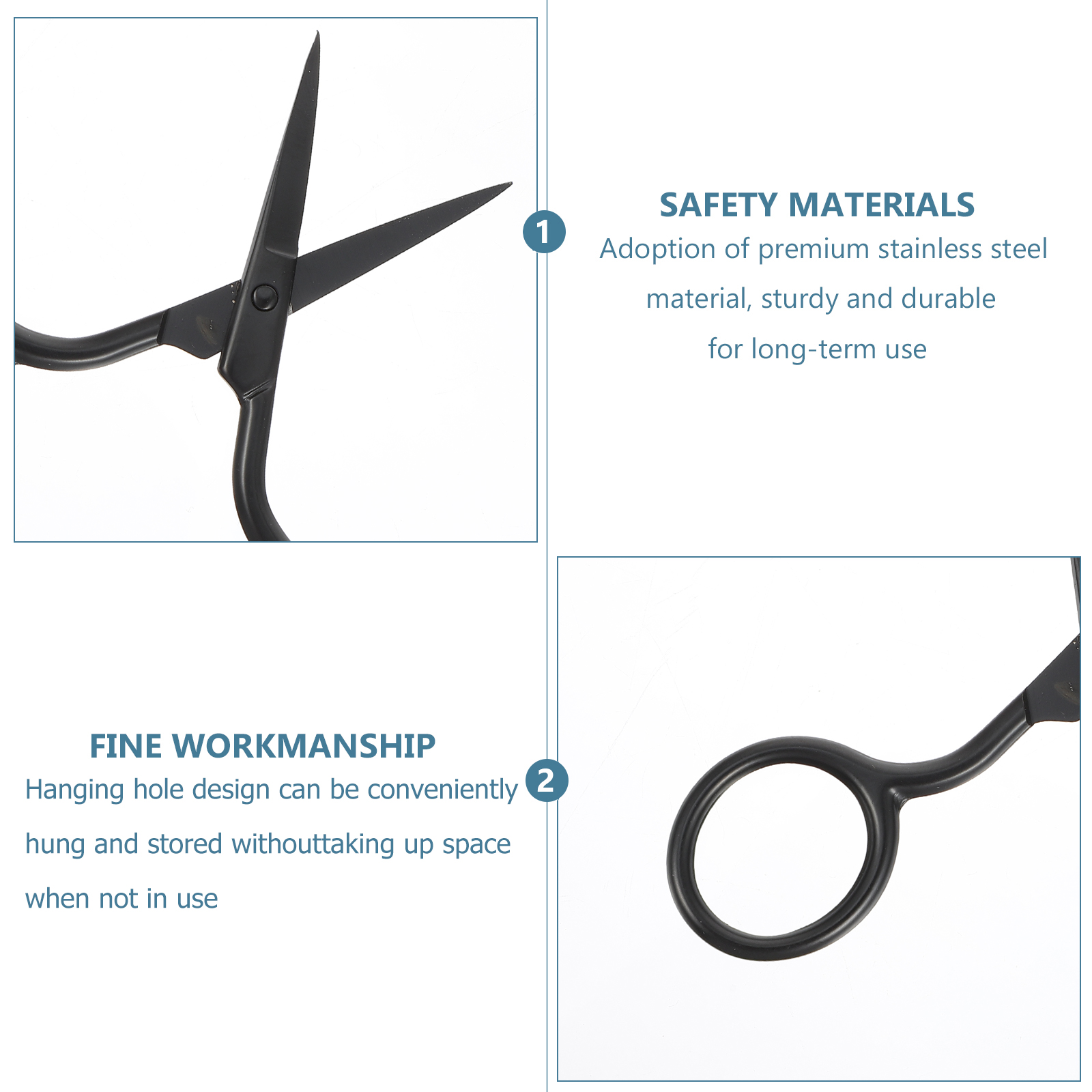 3 Pairs of Sewing Scissors Sewing Thread Cutters Tools Embroidery Scissors