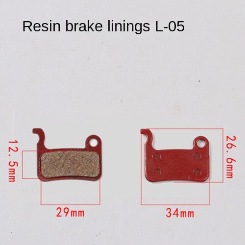 2 Paare (4 stücke) MTB Fahrrad Hydraulische Scheiben Bremsbeläge halb-metallisch Fahrrad Bremse Für SHIMANO SRAM eifrig HAYES Radfahren Fahrrad Teil: L-5