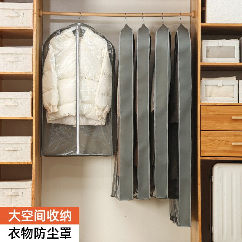 hängend Kleidungsstück Taschen Klar Anzug Beutel Leichte Staub-nachweisen Kleidung Abdeckung Taschen mit Voll Reißverschluss für Schrank Lagerung und reise
