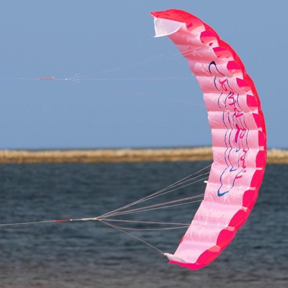 1.4m doppio linea kitesurf acrobatica paracadute morbido Parafoil Surf aquilone sport aquilone enorme grande attività tutto'aperto spiaggia aquilone volante