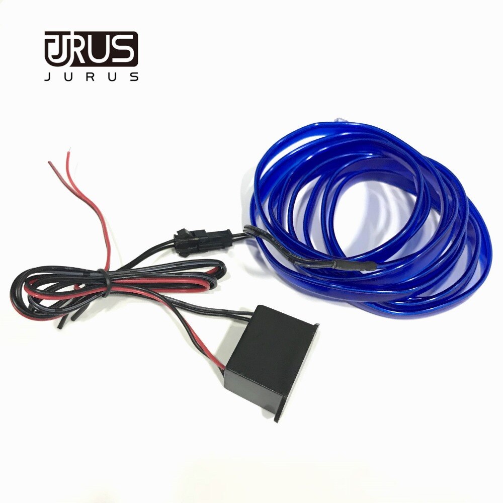 Jurus 2Meter Backlight Voor Auto-interieur Licht Led Tape Strip Neon El Koud Licht Decoratieve Strips Lamp Dashboard Console