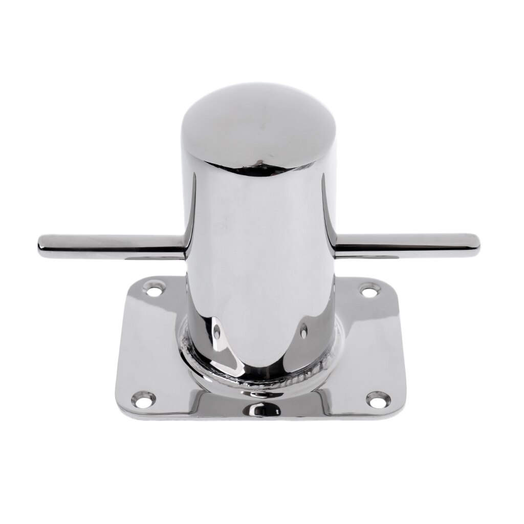 Boat Bollard - Stainless Steel Single Cross Mooring Cleat, 316 Marine Grade, 120x90mm, For Yacht & Boat Mooring - View #7
