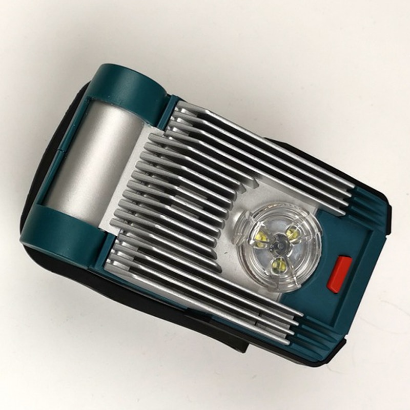 Nyaste led arbetslampa lampa för dewalt för makita för milwaukee för bosch 18v 20v batteri led lampa