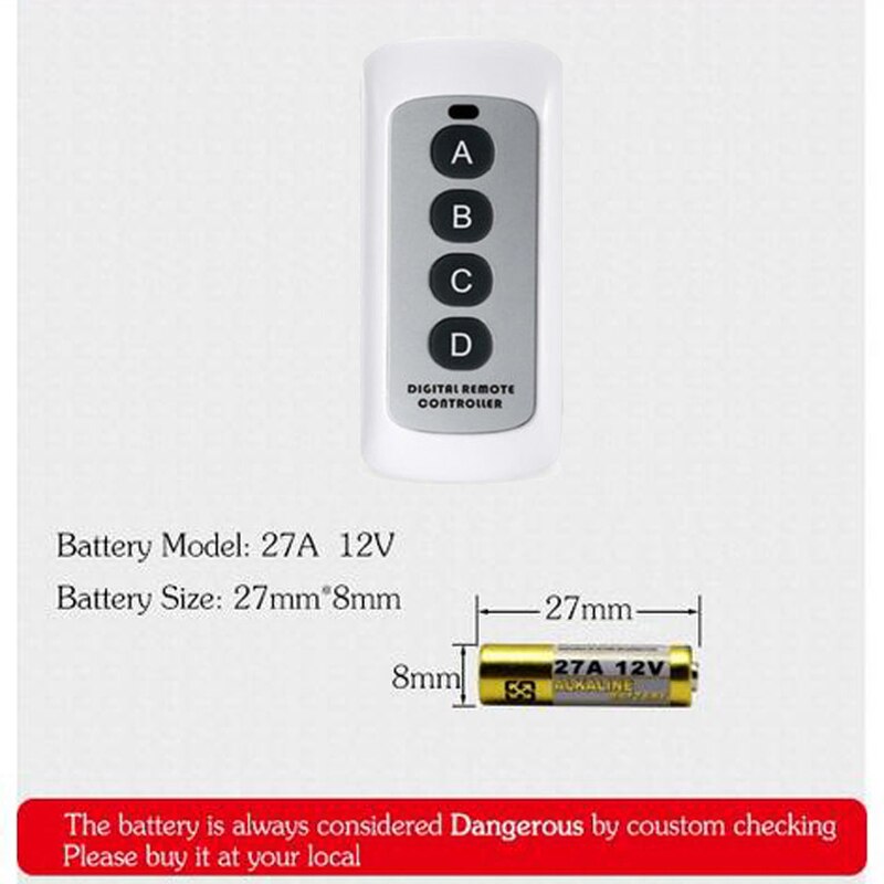 Esopoli RF 433Mhz Control de interruptores remotos interruptor de luz de pared Accessaries Socket control remoto en RU