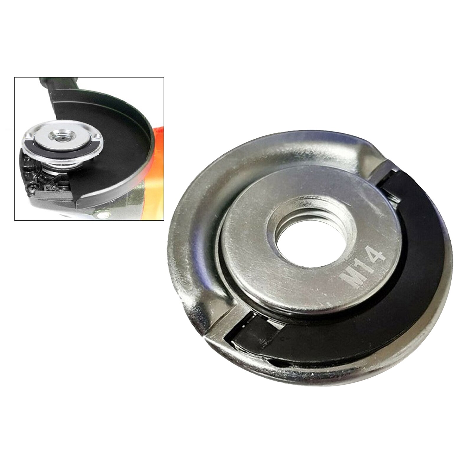 Angle Grinder Flange Lock Lock Nuts Lock M14 Quick Change, Direct Replacement, Lightweight, Self-locking function