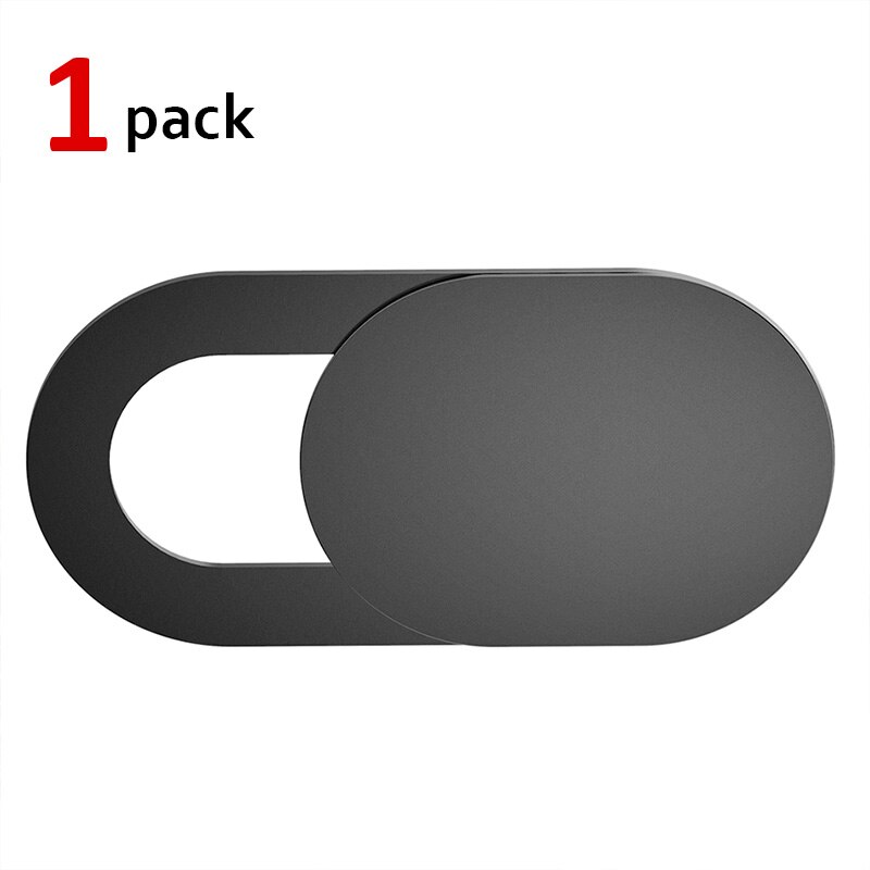 1/3/6/18 Pcs! Privacy Camera Sticker Anti pigolio Ultra sottile protettivo Privacy Webcam Cover per telefono Computer Tablet Len Cover: Black