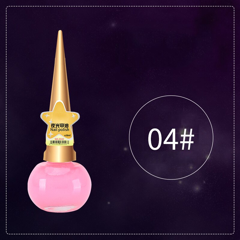 14ML Glow in The Dark Neon Paint Color Fluorescent Nail Polish Varnish Luminous Nail Art Manicure KG66: 4