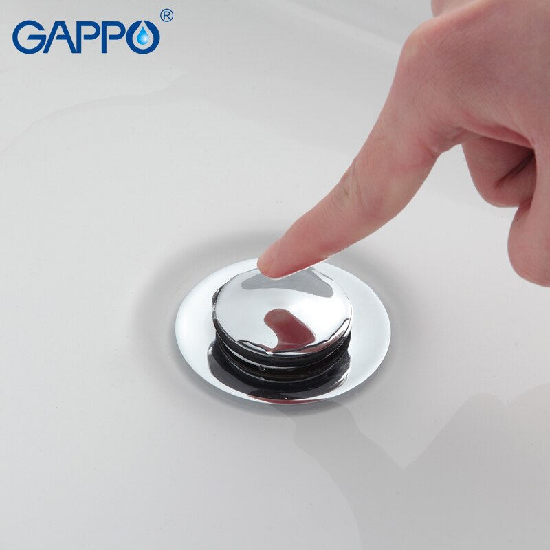 GAPPO Drains badkamer sink drain Zonder overloop gat gootsteen stop afval Waste Vanity Vessel wastafel afvoer