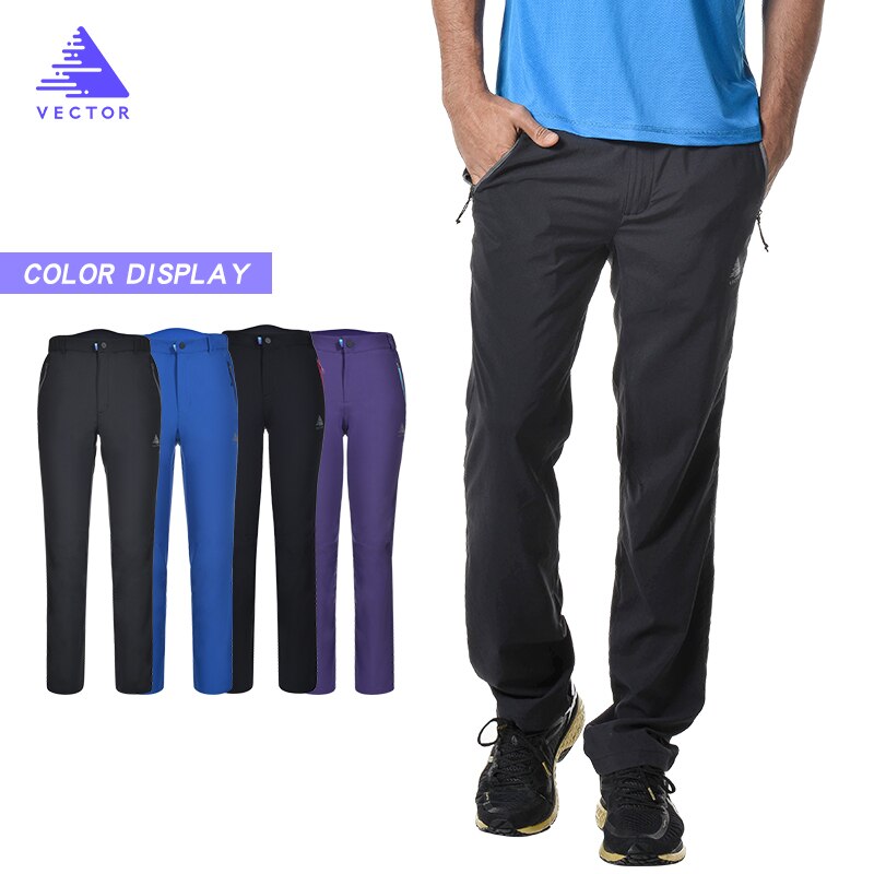 VECTOR Quick Dry Camping Hiking Pants Men Women Elastic Breathable Outdoor Sports Trousers Mountaineering Trekking Running 50026