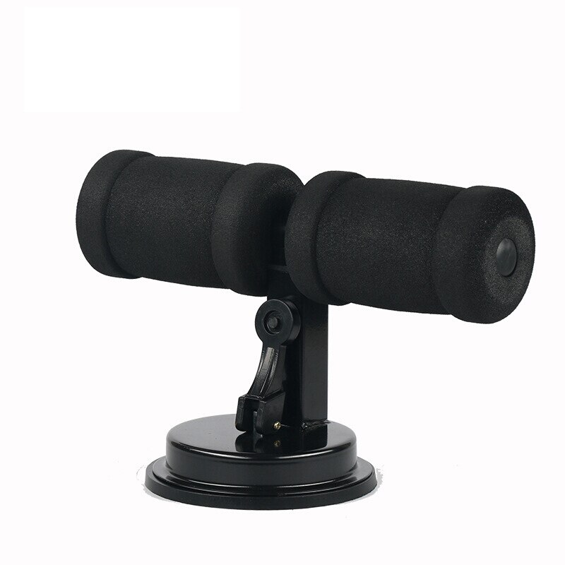 Sit Ups Muscle Training Abdominal Core Fitness Equipment Adjustable Strength Home Gym Self-Suction Situps Assist Bar Stand: Black