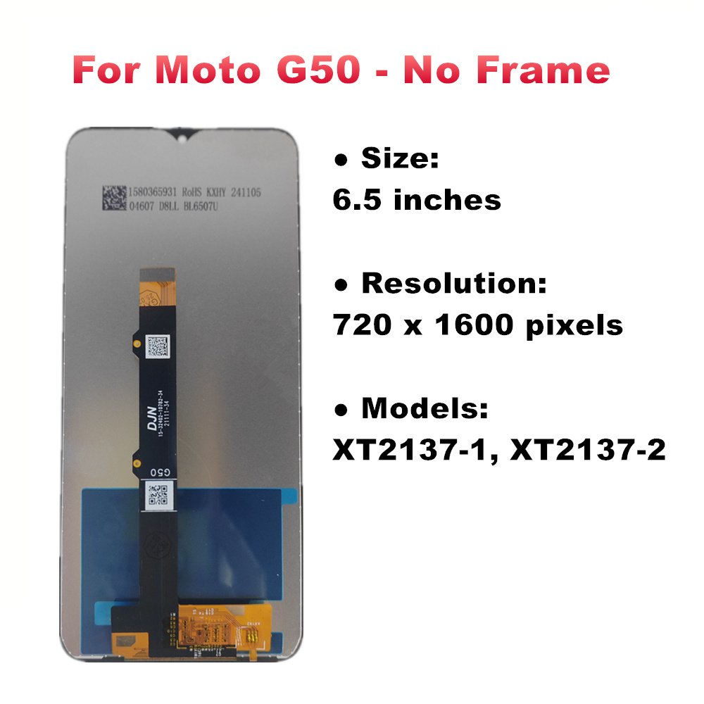 Wyświetlacz robić serii Moto G robić Motorola Moto G10 G20 G30 G50 4G 5G G60 G60S G100 Wyświetlacz LCD Ekran dotykowy Digitizer z ramką: AQUA