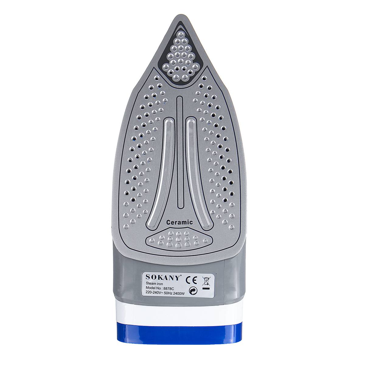 2400W Cordless Electric Steam Iron Portable Ironing Machine Garment Flatiron Non-stick Soleplate Multifunction Adjustable